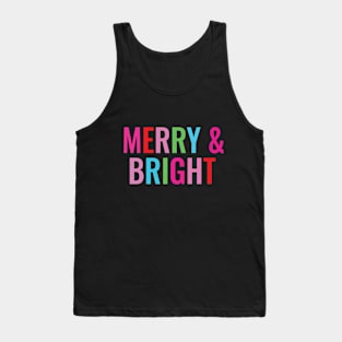 Merry and Bright  Christmas Tank Top